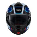 Casco Nolan N90-3 06 Lighthouse N-com Zephyr White Blue