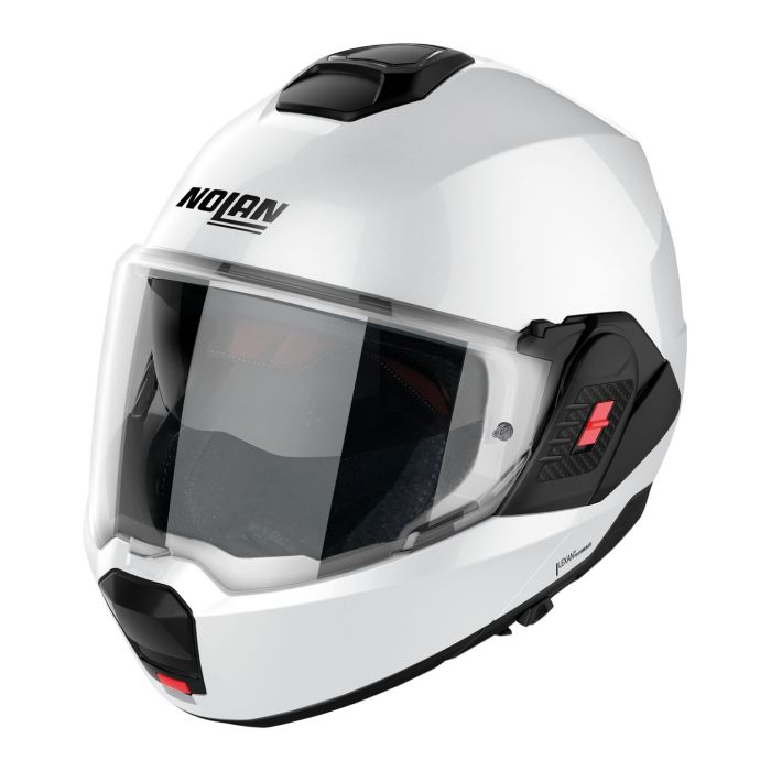 Casco Nolan N120-1 Special N-com Pure White