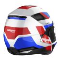 Casco Nolan N120-1 Subway N-com Metal White Blue Red