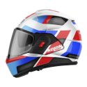 Casco Nolan N120-1 Subway N-com Metal White Blue Red