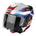 Casco Nolan N120-1 Subway N-com Metal White Blue Red