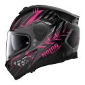 Casco Nolan N80-8 Turbolence N-com Flat Black Pink