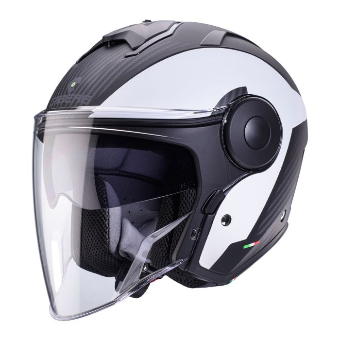 Casco Caberg Soho Milano Matt Black / White