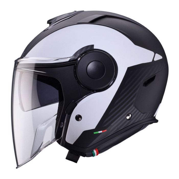 Casco Caberg Soho Milano Matt Black / White