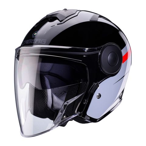 Casco Caberg Soho Zephyr Black / Grey / Red