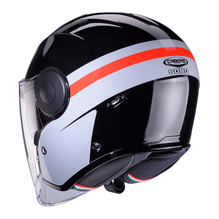 Casco Caberg Soho Zephyr Black / Grey / Red