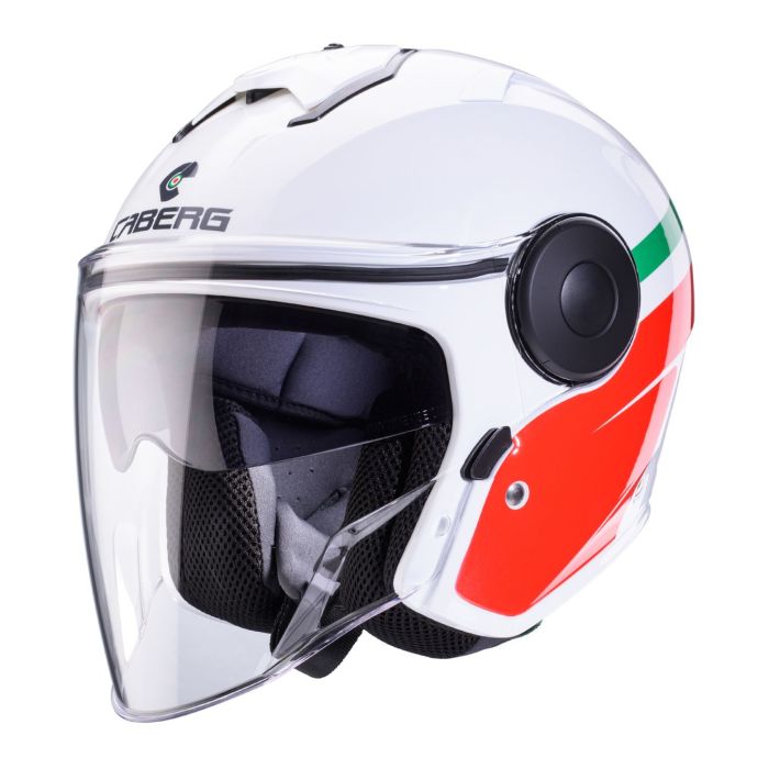 Casco Caberg Soho Zephyr White / Red / Green