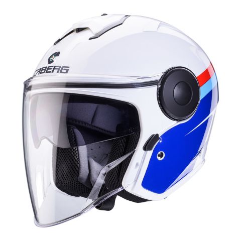 Casco Caberg Soho Zephyr White / Blue / Light