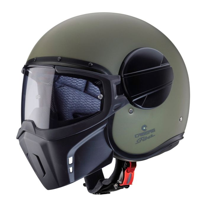 Casco Caberg Jet Ghost X Matt Military Green