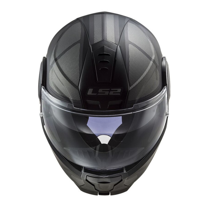 Modularer Helm Ls2 ff902 Zielfernrohr Achse Schwarz Titan