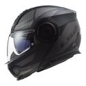 Modularer Helm Ls2 ff902 Zielfernrohr Achse Schwarz Titan