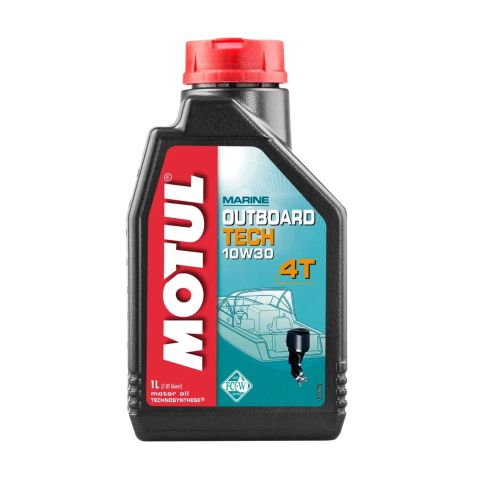 Motul Outboard Tech 4t 10w-30 Olio Motore Nautico 4t 1 Lt.