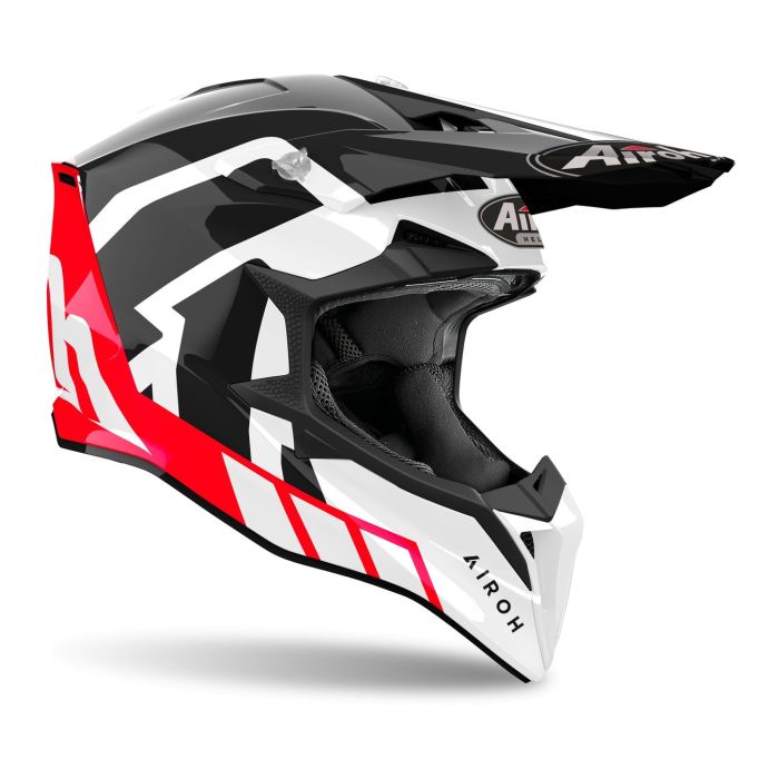 Casco Airoh Wraaap Reloaded 06 Red Gloss