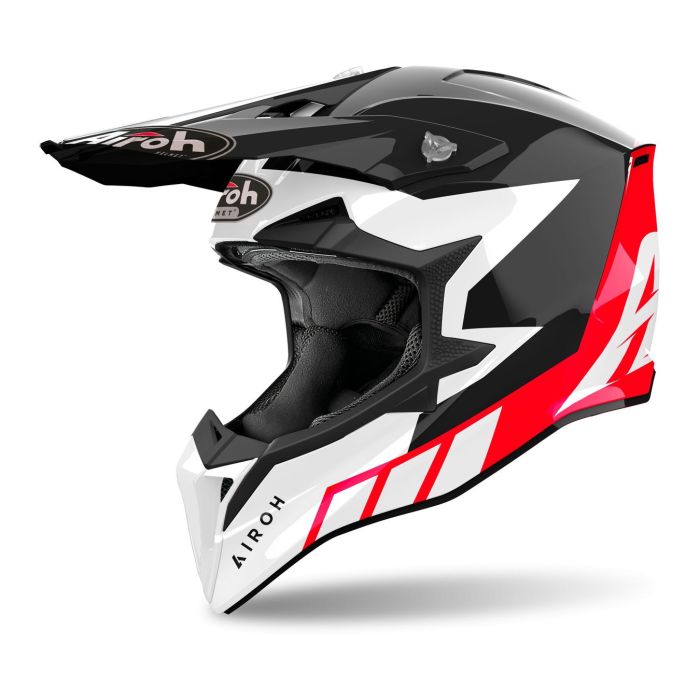 Casco Airoh Wraaap Reloaded 06 Red Gloss