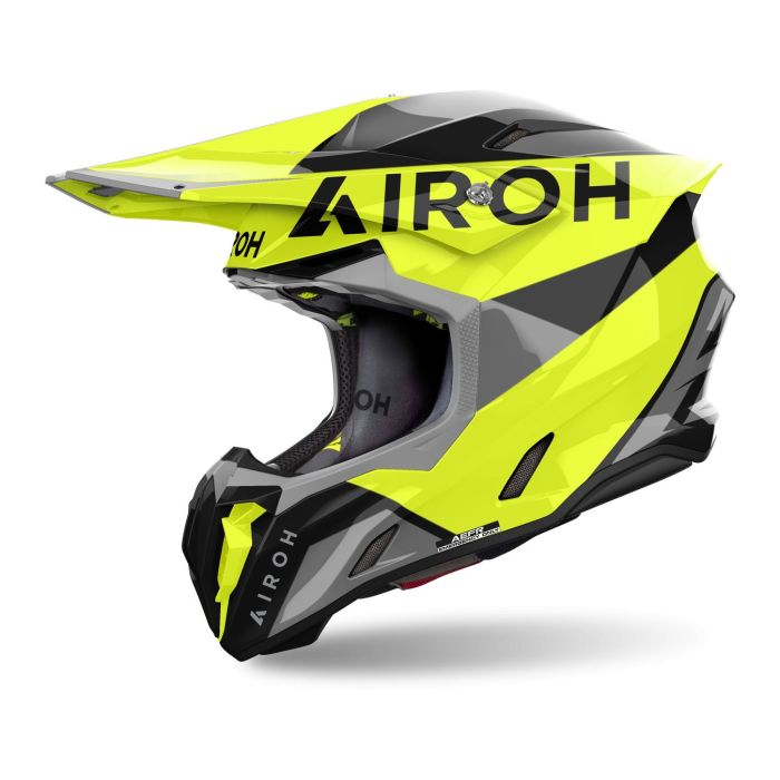 Casco Airoh Twist 3 King 06 Yellow Gloss