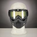 Maschera Combat Per Caschi Aperti Trasparente