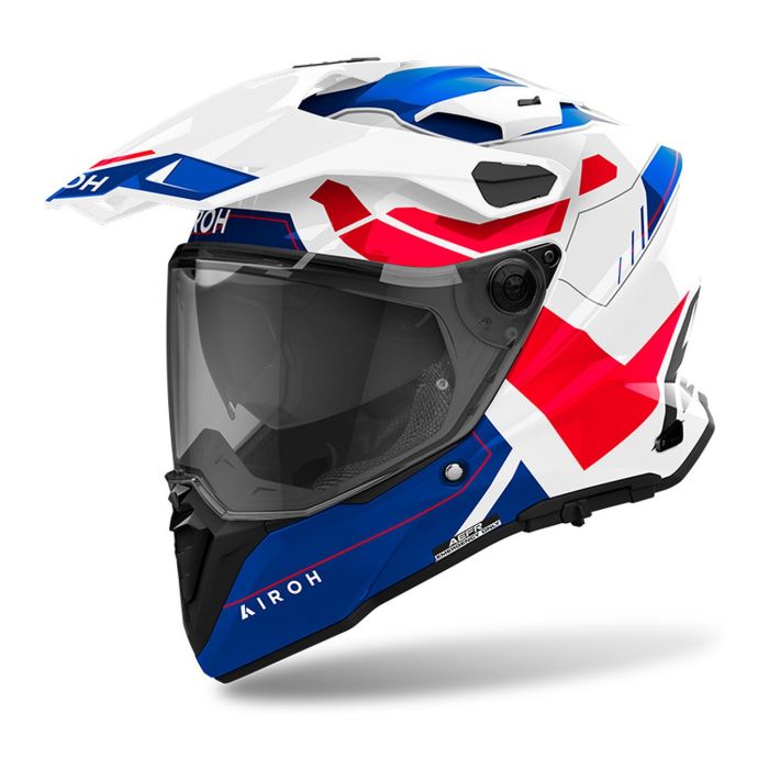 Casco Airoh Commander 2 Reveal 06 Blue/red Gloss