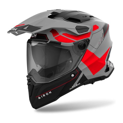 Casco Airoh Commander 2 Reveal 06 Red Fluo Matt