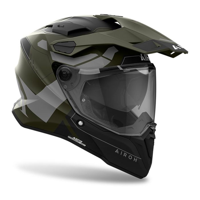 Casco Airoh Commander 2 Reveal 06 Military Green