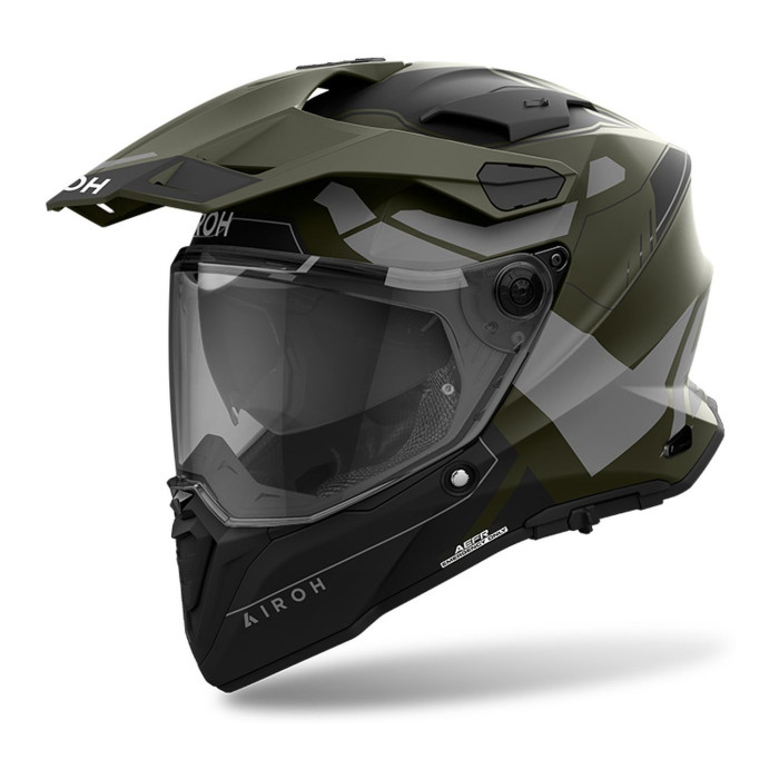 Casco Airoh Commander 2 Reveal 06 Military Green