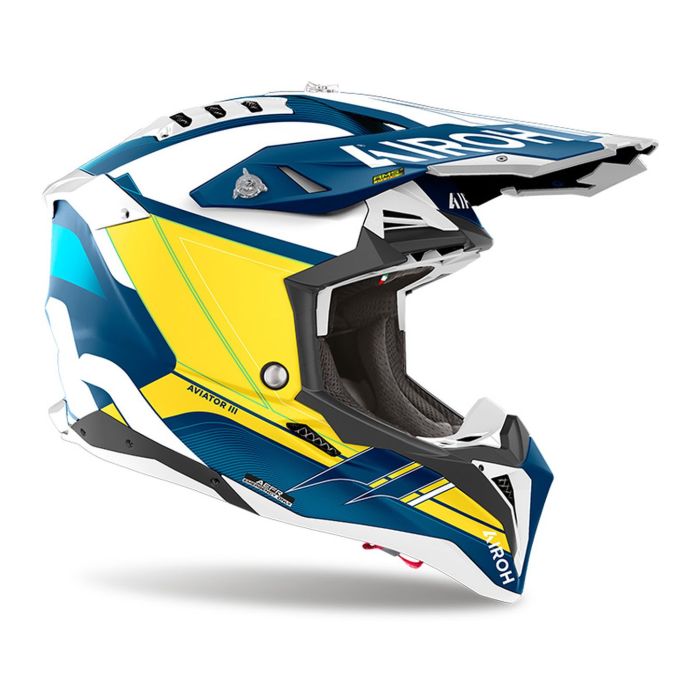 Casco Airoh Aviator 3 Saber 06 Blue Matt