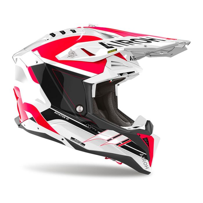 Casco Airoh Aviator 3 Saber 06 Red Gloss