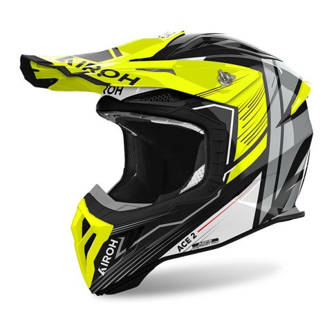 Casco Airoh Aviator Ace 2 Engine 06 Yellow Gloss