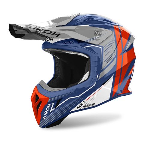 Casco Airoh Aviator Ace 2 Engine 06 Cerulean Gloss