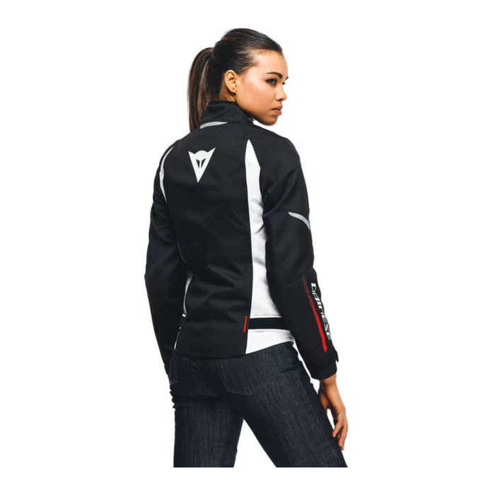 Giacca Donna Dainese Veloce Lady D-dry Black/white/lava-red