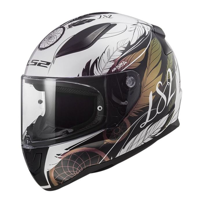 Casco Ls2 Ff353 Rapid Ii Boho 06 White / Black / Pink