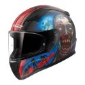 Casco Ls2 Ff353 Rapid Ii Zombie 06 Black / Red