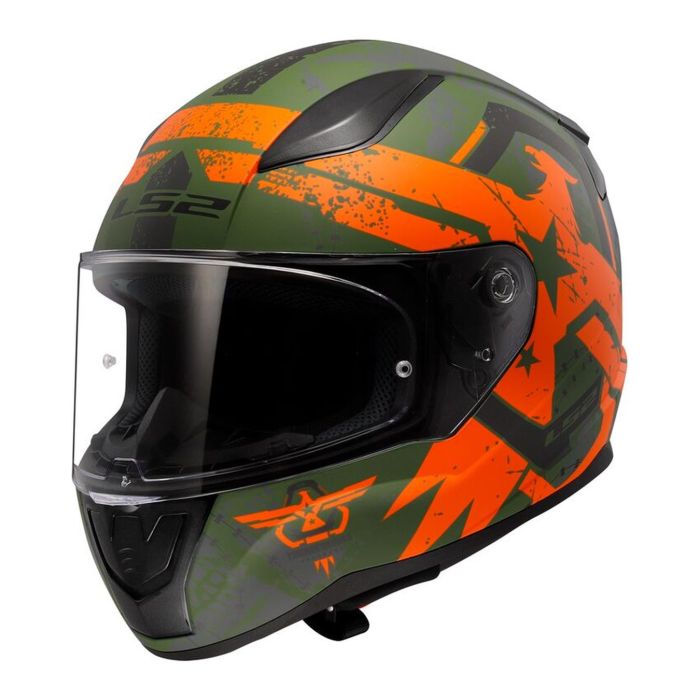 Casco Ls2 Ff353 Rapid Ii Thunder Birds 06 Matt Orange