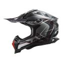 Casco Ls2 Mx700 Subverter Arched 06 Silver / Titanium