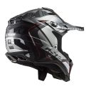 Casco Ls2 Mx700 Subverter Arched 06 Silver / Titanium