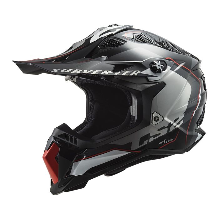 Casco Ls2 Mx700 Subverter Arched 06 Silver / Titanium