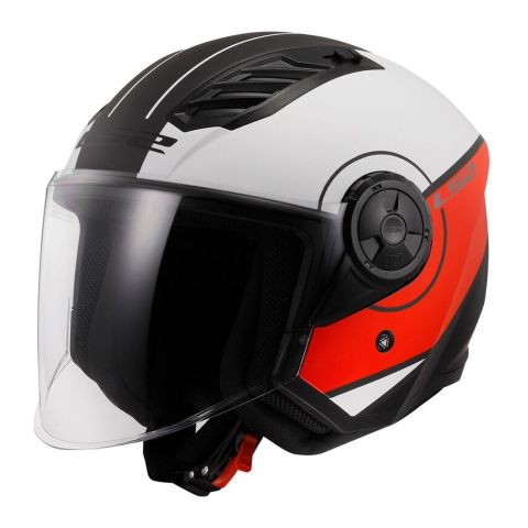 Casco Ls2 Of616 Airflow Ii Cover 06 Matt White / Red