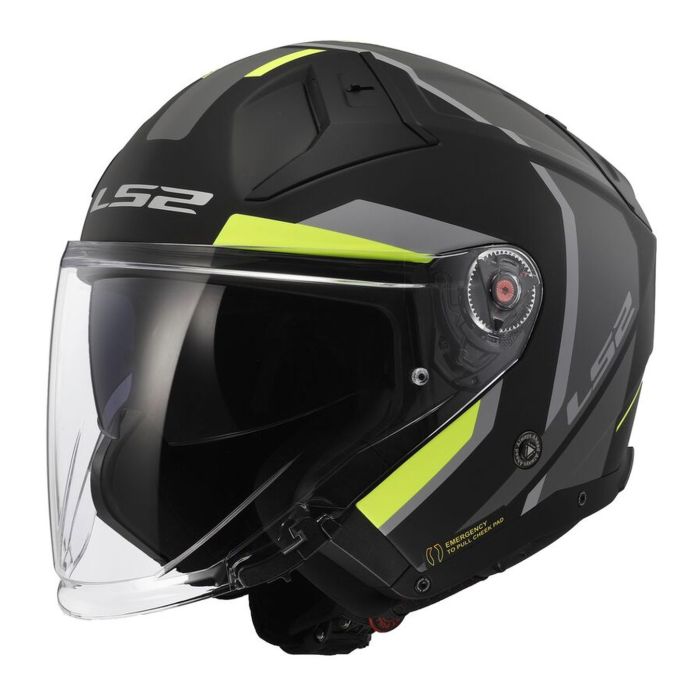 Casco Ls2 Of603 Infinity Ii Focus 06 Matt Black / H-v / Y