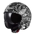 Casco Ls2 Of599 Spitfire Ii Tribal 06 Matt Black / White