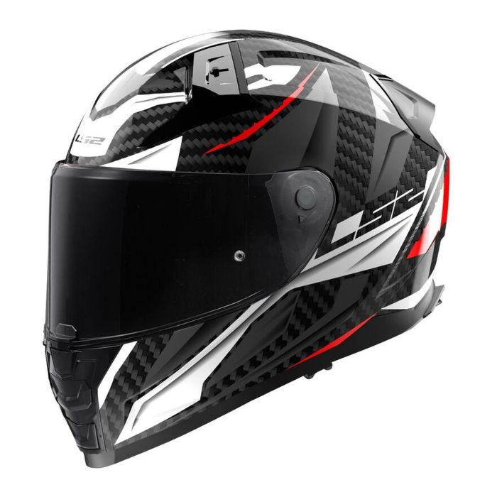 Casco Ls2 Ff811 Vector Ii C Savage 06 White / Red / Grey