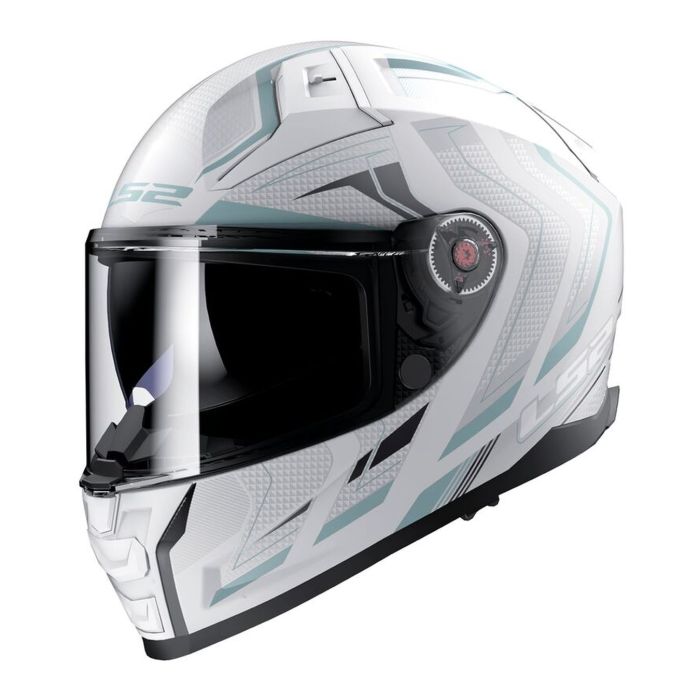 Casco Ls2 Ff811 Vector Ii Alizer 06 Matt White / Silver