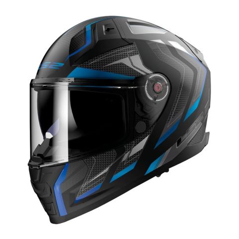 Casco Ls2 Ff811 Vector II Alizer 06 Matt Black / Blue