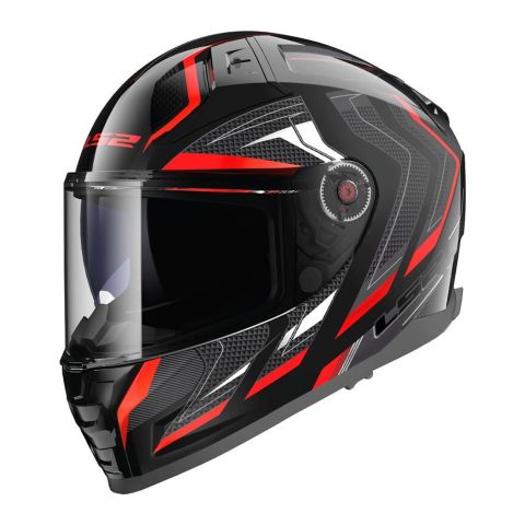 Casco Ls2 Ff811 Vector II Alizer 06 Black / Red