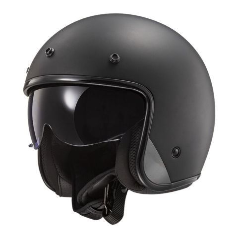 Casco Ls2 Of601 Bob Ii Solid 06 Matt Black