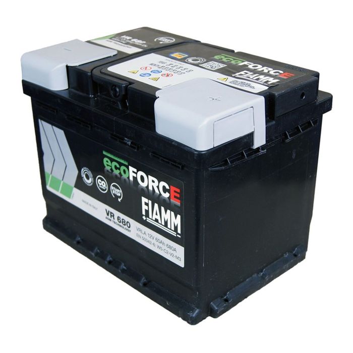 Batteria Fiamm 60 Ah. Ecoforce Agm Vr680