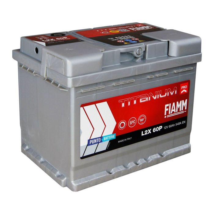 Batteria Fiamm 60 Ah. Titanium Pro L2x 60p