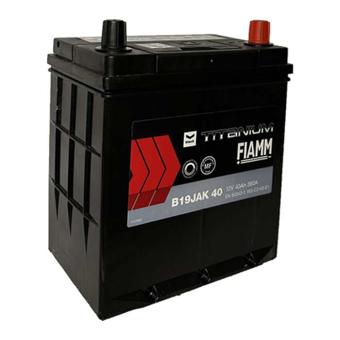 Batteria Fiamm 40 Ah. Titanium Black B19jak 40