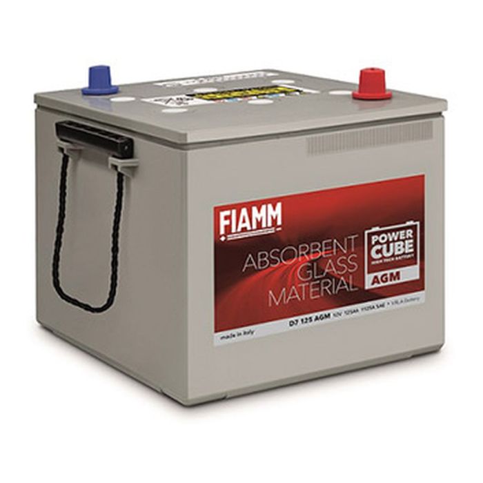 Batteria Fiamm 125 Ah. PowercubeD7 125 Agm