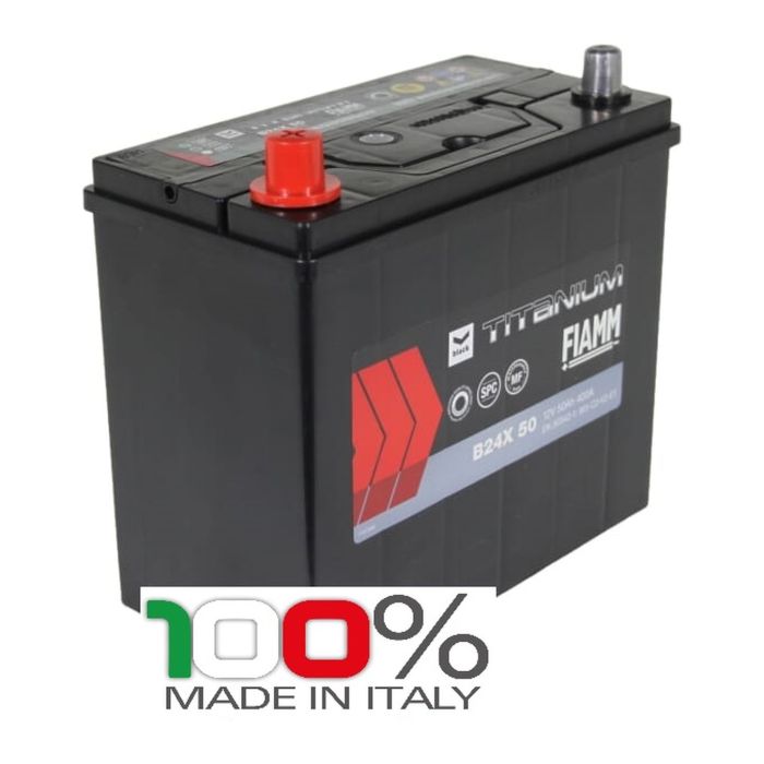 Batteria Fiamm 50 Ah. Titanium Black B24x 50