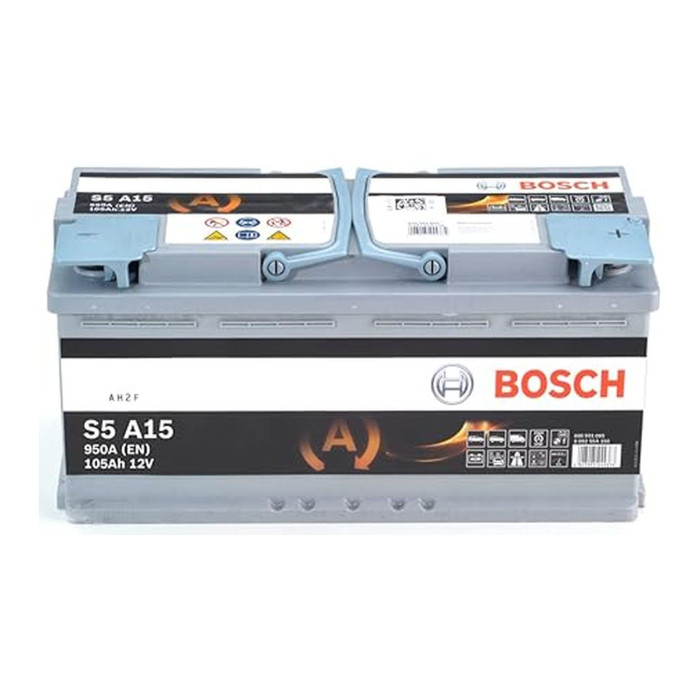 Batteria Bosch Agm S5 A15 12 V. 105 Ah. 950 A