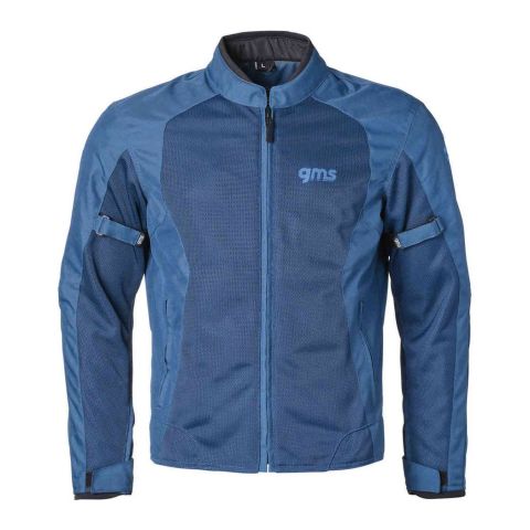 Giacca Estiva Gms Fiftysix Areata Con Protezioni Blu